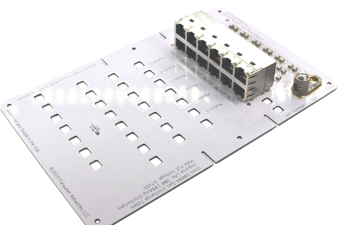6X Gas Discharge Tube Module Pole Mount Board